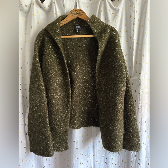 Eileen Fisher Sweaters - Eileen Fisher warm sweater jacket sz Med